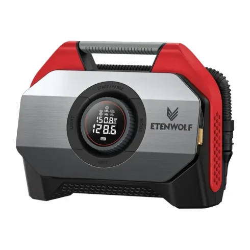 Etenwolf S6 Car Air Compressor, 11.03 bar, 19,200 mAh (red)