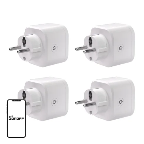SONOFF S61s Matter External Plug via Wi-Fi, 4-Pack