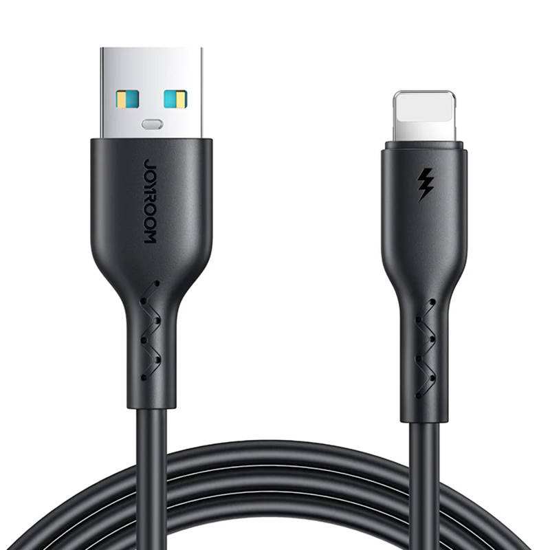 inp-sa26-al3-cable-flash-charge-usb-to-ligh-0.webp Cable Flash Charge USB to Lightning Joyroom SA26-AL3/ 3A / 1m (black)