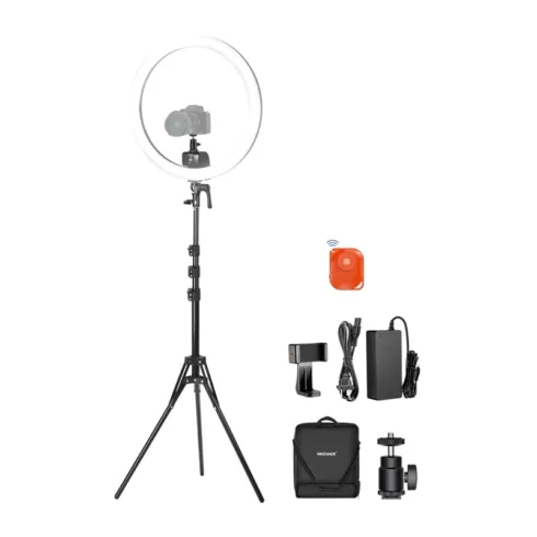 Neewer SRP18C 17cm Selfie Kit with Round LED Phone Light