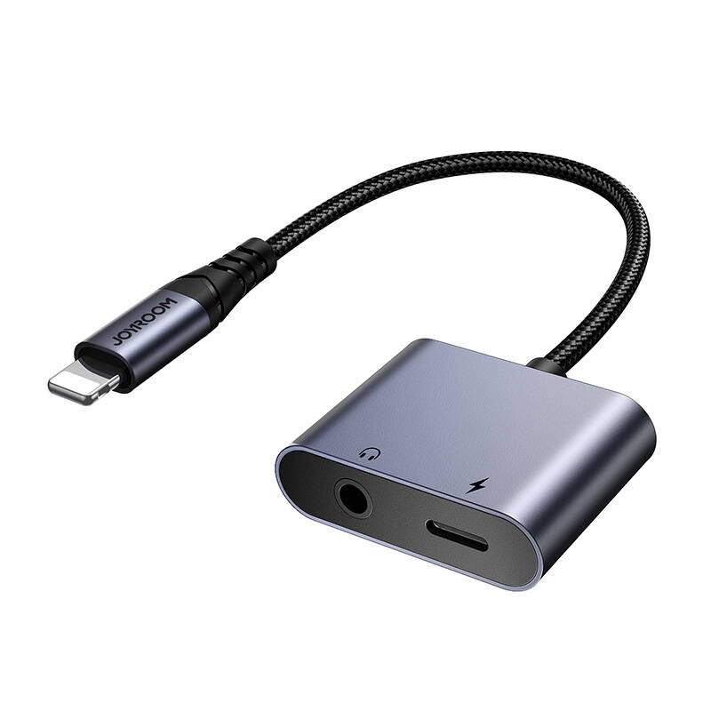 inp-sy-l01-2-in-1-audio-adapter-joyroom-s-0.webp 2-in-1 Audio adapter Joyroom SY-L01 Lightning to 3.5mm + Lightning (black)