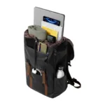 Laptop backpack Tomtoc VintPack-TA1,15,6"/22L / 15,6'' (black)