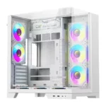 Computer case DarkFlash TH285 PLUS + 8 fans (white)