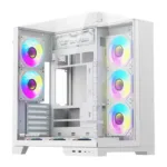 Computer case DarkFlash TH285 PLUS + 8 fans (white)