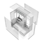 Computer case DarkFlash TH285 PLUS + 8 fans (white)