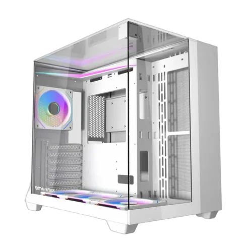 Darkflash TH285 computer case (white) + 4 fans