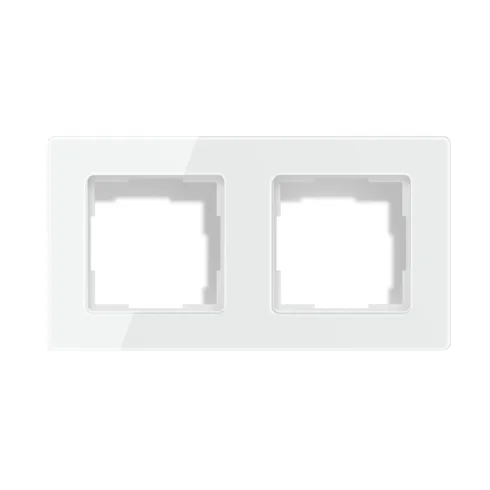 Avatto 2 Socket TS20 light switch frame (white)