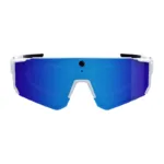 Colmi V06 AI White Sports Sunglasses (with blue lenses)