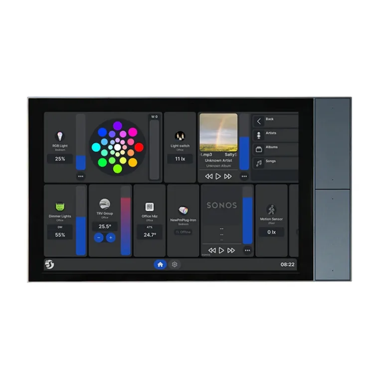 Panel sterowania 10.1” Shelly Wall Display XL WiFi/BLU (szary) - RPC.LT