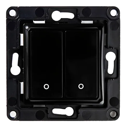 Shelly wall switch 2 button (black)