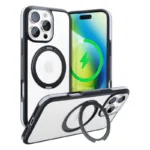 Torras Ostand R Fusion Case for iPhone 16 Pro Max (Black)