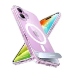 Torras Pstand Series Case for iPhone 16 Plus (transparent)