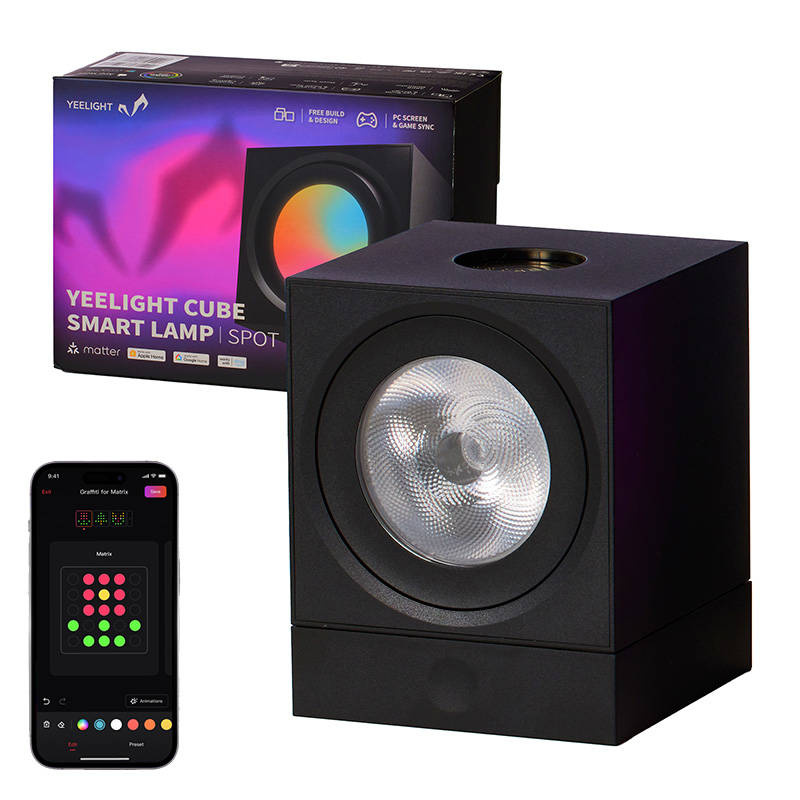 inp-ylfwd-0008-yeelight-cube-light-smart-gami-0.webp Yeelight Cube Light Smart Gaming Lamp Spot - Base