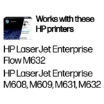 HP 37X High Yield Black Original LaserJet toner cartridge