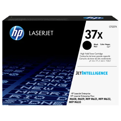 HP 37X High Yield Black Original LaserJet toner cartridge