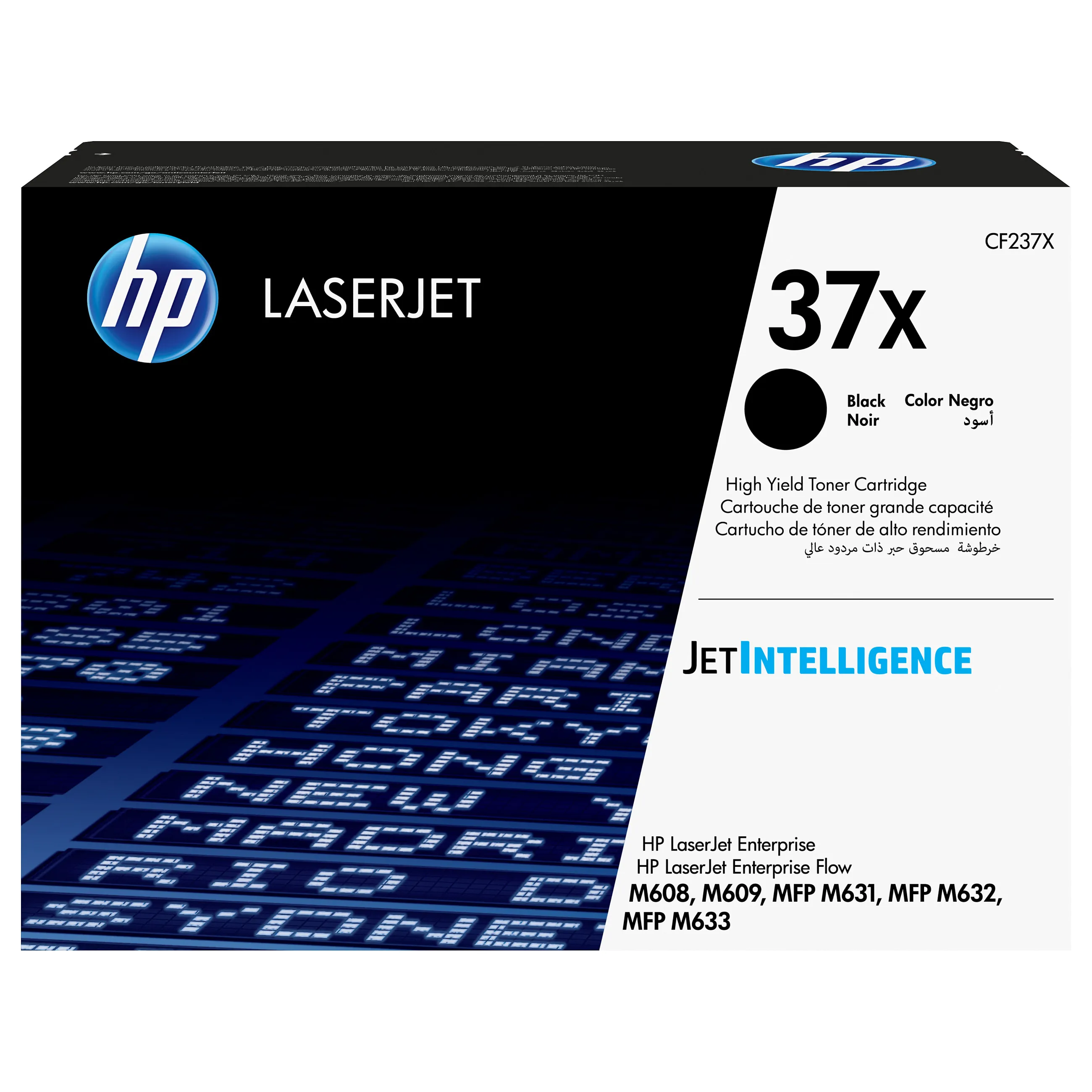 HP 37X High Yield Black Original LaserJet toner cartridge HP 37X High Yield Black Original LaserJet toner cartridge
