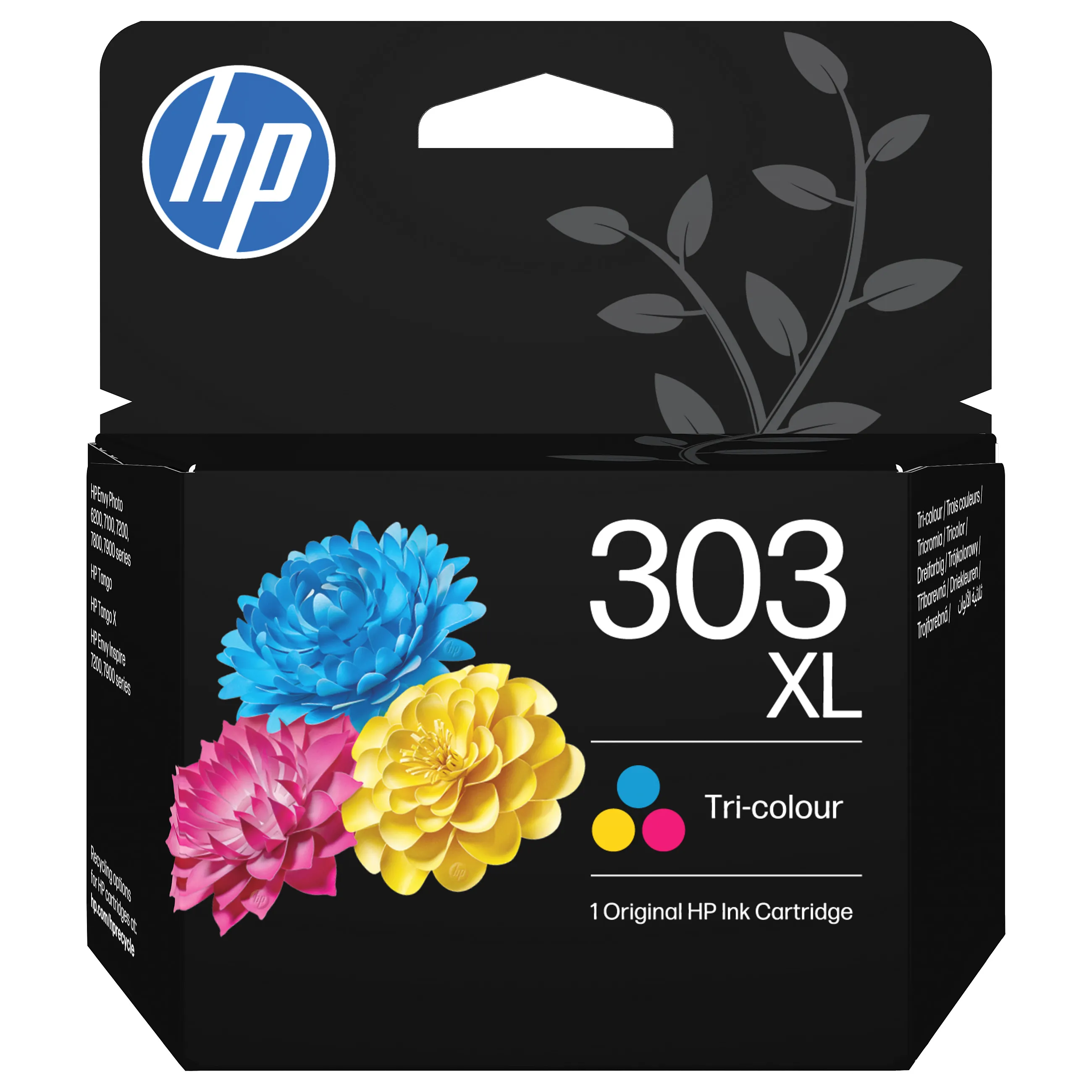 HP 303XL High Yield Tri-color Original ink cartridge Rašalo kasetė HP 303XL High Yield Tri-color (T6N03AE)
