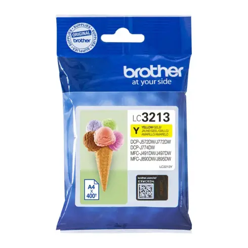 Rašalo kasetė Brother LC3213Y