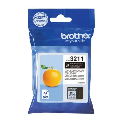 Rašalo kasetė Brother LC3211BK
