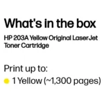 HP 203A Yellow Original LaserJet toner cartridge