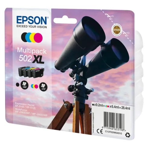 Rašalo kasetė Epson 502XL (C13T02W64010)