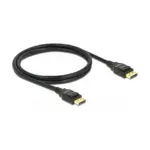 Vaizdo laidas ar adapteris DeLOCK Cable DisplayPort 1.2 male > DisplayPort male 4K 1 m (82423), vaizdas 2