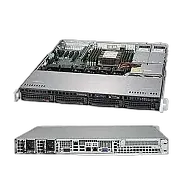 Supermicro CSE813MFTQC-R407CB, Rack 1U, 400 W maitinimo šaltinis
