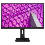 AOC P1 X24P1 monitor su matiniu ekranu, šoninis vaizdas