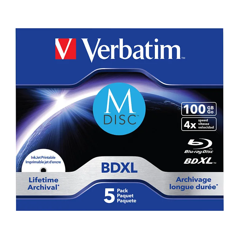 Verbatim 43834 blank Blu-Ray disc Verbatim 43834 blank Blu-Ray disc