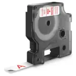 Etikečių juostelė DYMO D1 Standard, Red on White, 12mm (S0720550), vaizdas 2