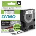 Etikečių juostelė DYMO D1 Standard, Black on White, 19mm (S0720830)