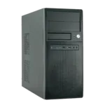 Chieftec CG-04B-OP, Midi Tower, juodas, ATX korpusas