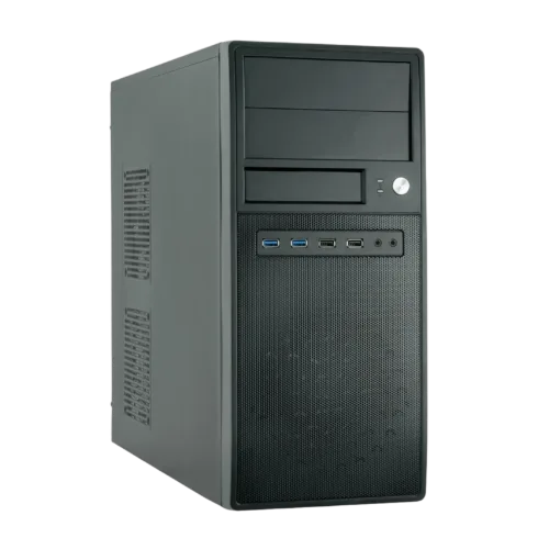 Chieftec CG-04B-OP, Midi Tower, juodas, ATX korpusas