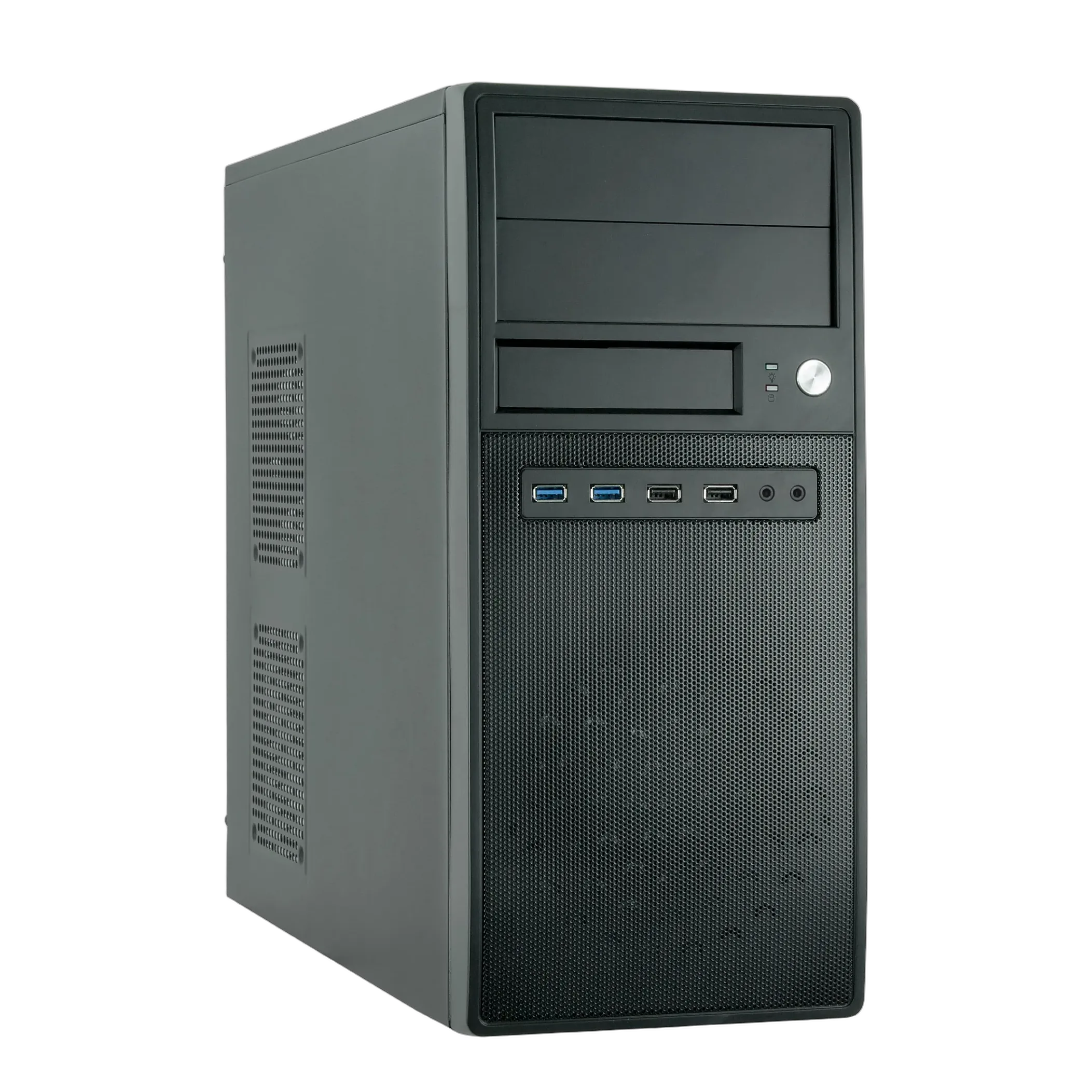 Chieftec CG-04B-OP computer case Chieftec CG-04B-OP, Midi Tower, juodas, ATX korpusas