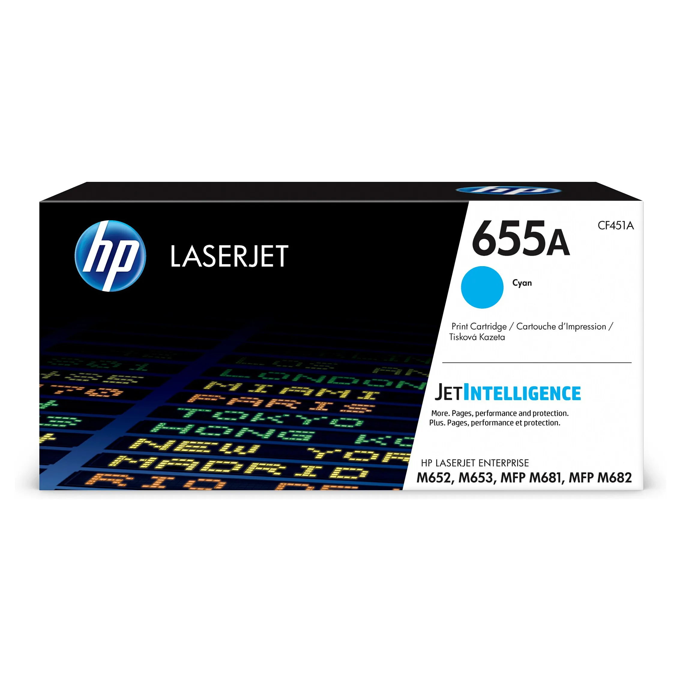 HP 655A Cyan Original LaserJet toner cartridge HP 655A Cyan Original LaserJet toner cartridge