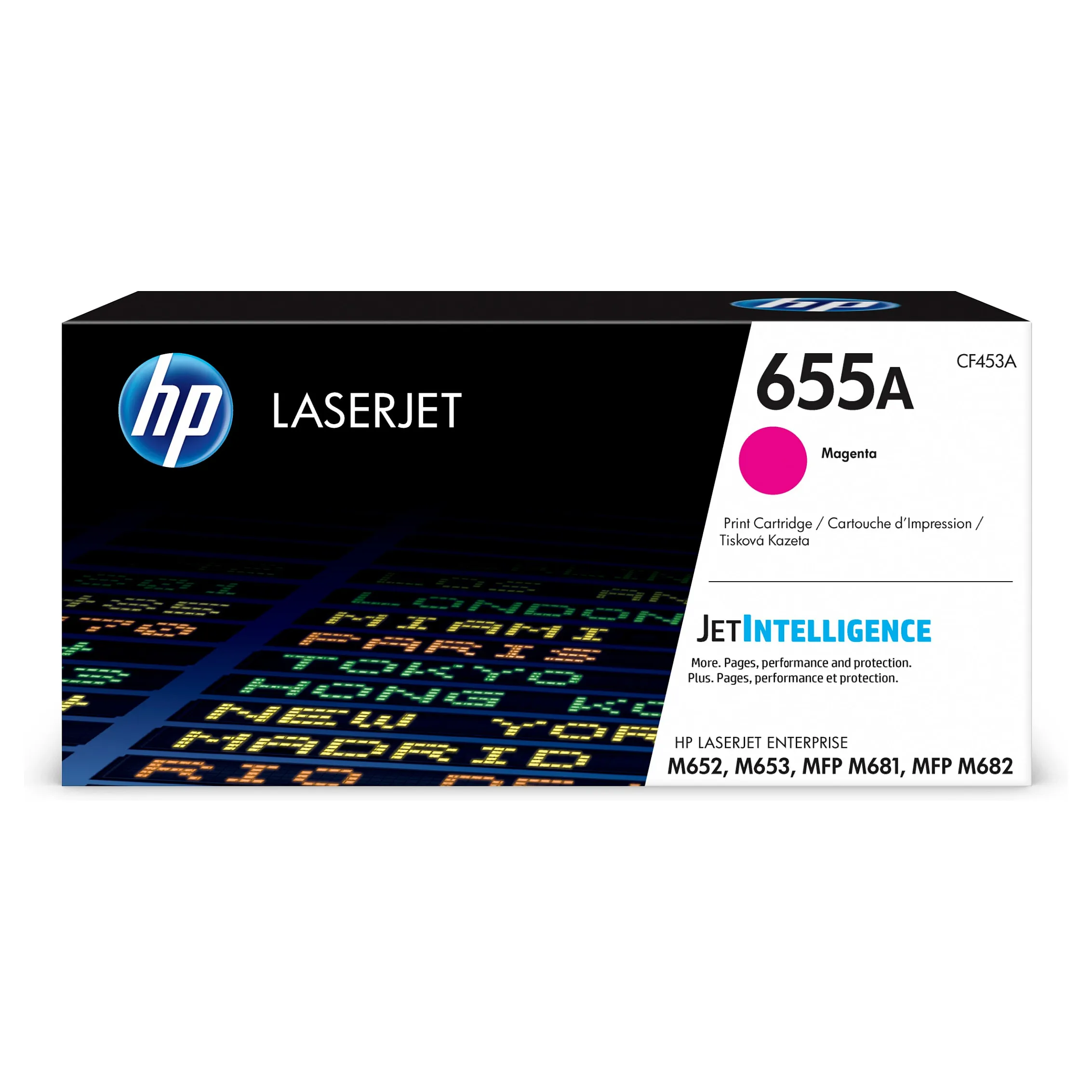 HP 655A Magenta Original LaserJet toner cartridge HP 655A Magenta Original LaserJet toner cartridge