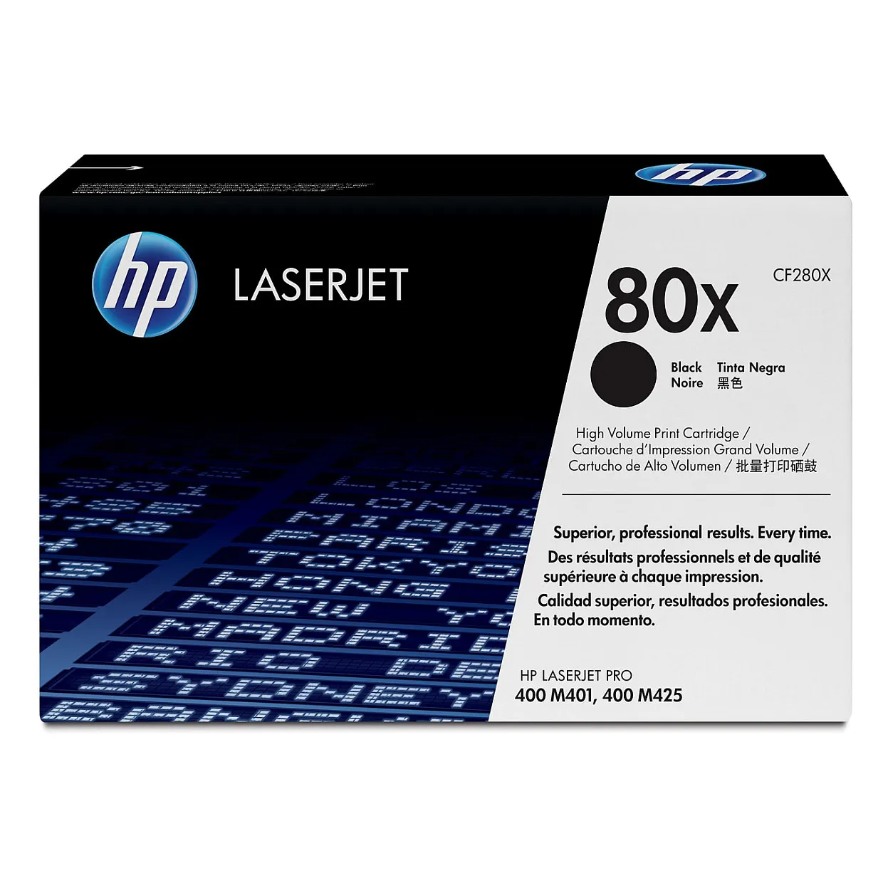 HP 80X High Yield Black Original LaserJet toner cartridge Tonerio kasetė HP 80X High Yield (CF280X), juodos spalvos