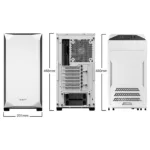 Midi be quiet! PURE BASE 500 white Window