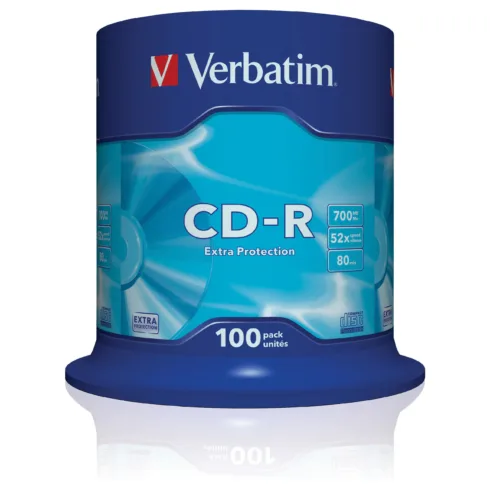 Garso įrangos priedas Verbatim CD-R Extra Protection (43411)