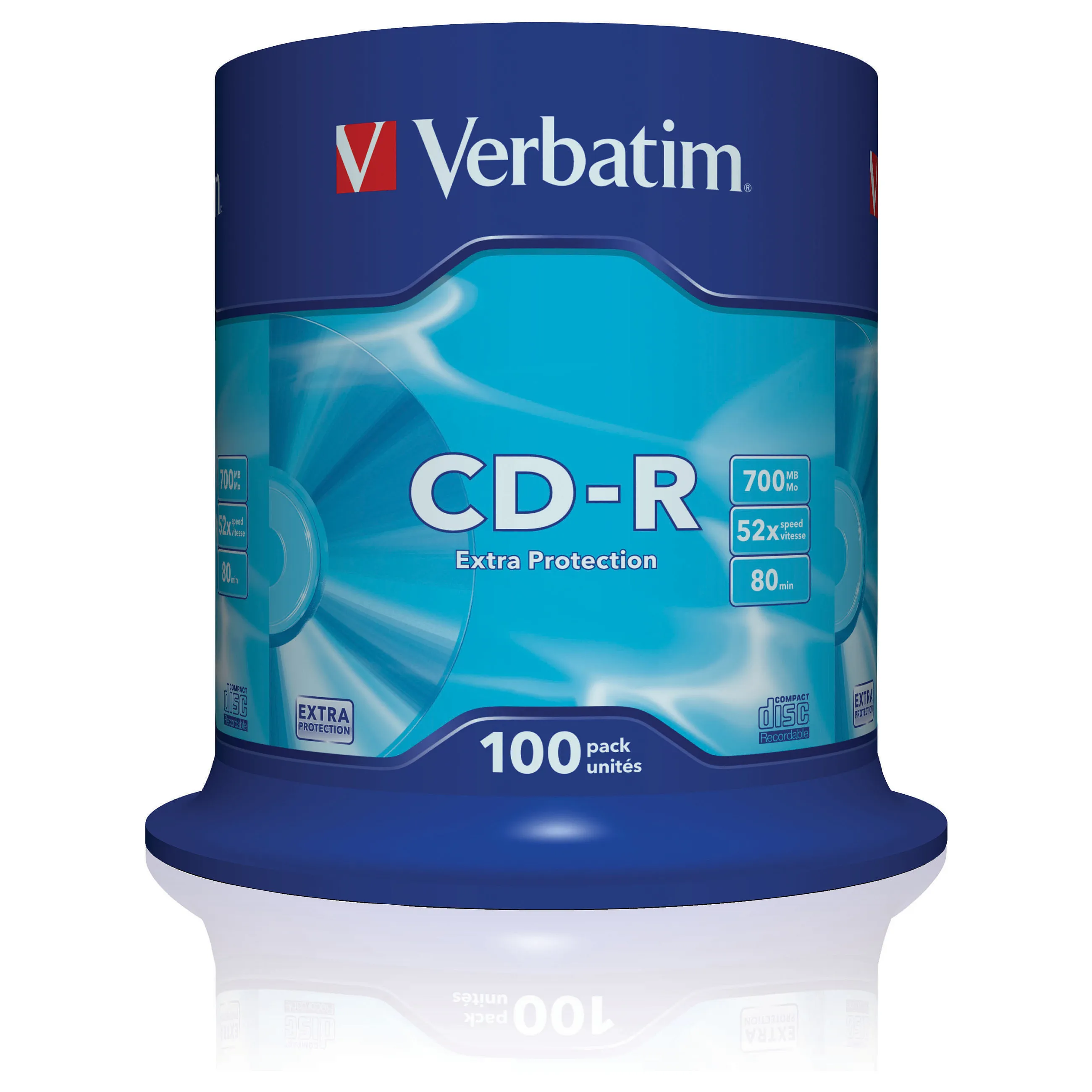 Verbatim CD-R Extra Protection Garso įrangos priedas Verbatim CD-R Extra Protection (43411)