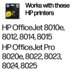 Rašalo kasetė HP 912 (3YL79AE#BGX), geltonos spalvos, vaizdas 3