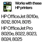 Rašalo kasetė HP 912XL High Yield (3YL84AE), juodos spalvos, vaizdas 3