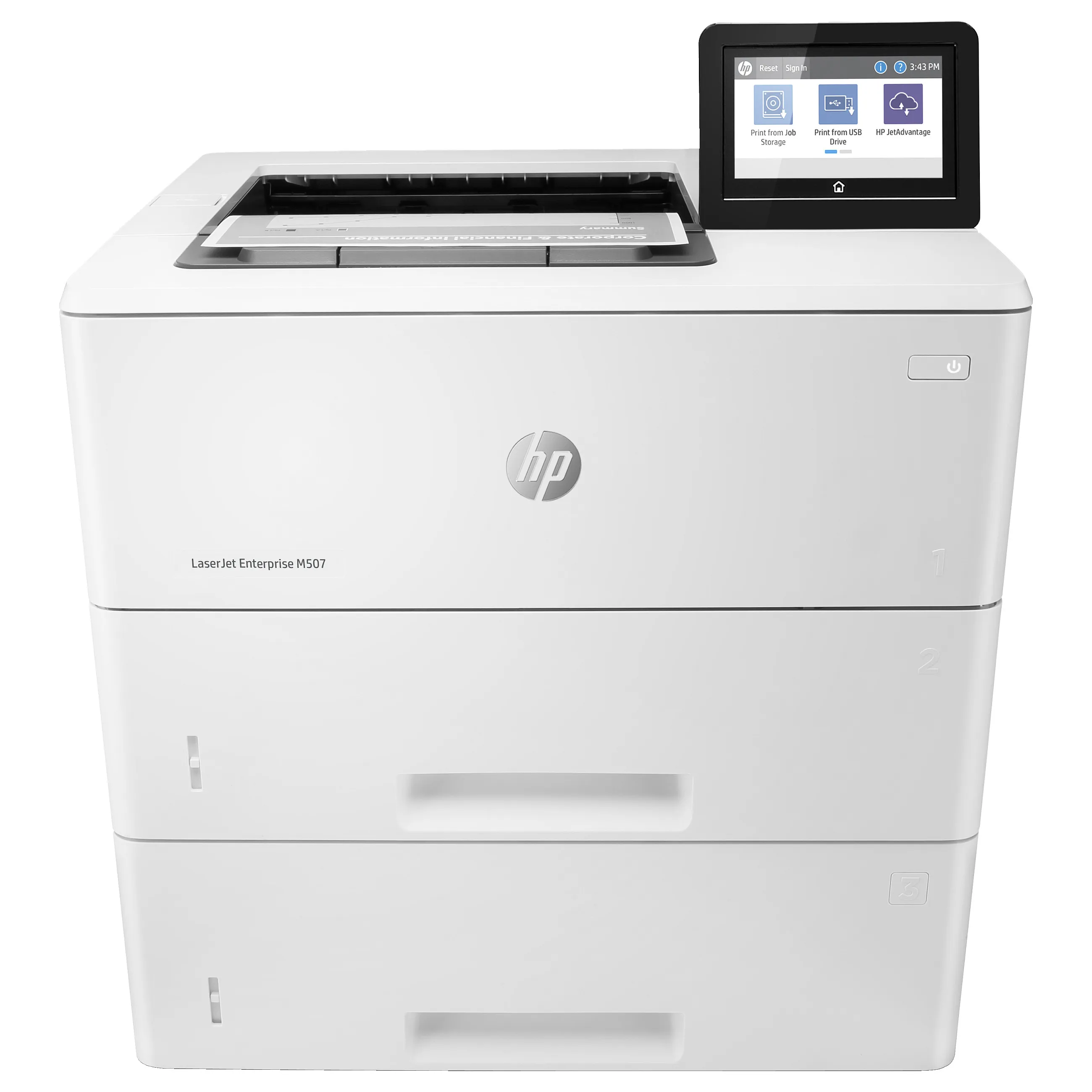 HP LaserJet Enterprise M507x Spausdintuvas HP LaserJet Enterprise M507x (1PV88A#B19)