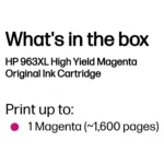 HP 963XL High Yield Magenta Original ink cartridge