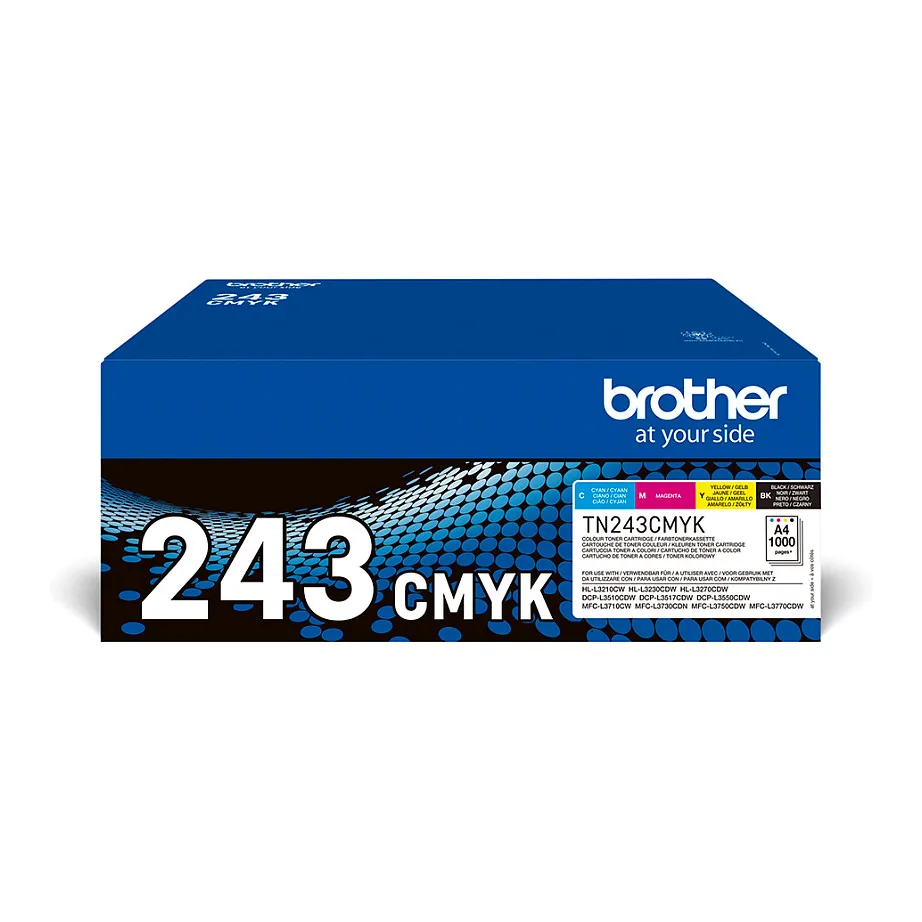 Brother TN-243CMYK toner cartridge Brother TN-243CMYK toner cartridge