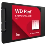 SSD diskas Western Digital Red WD SA500, matomas iš šono