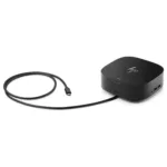 HP USB-C/A Universal Dock G2, matomas priekis su USB-C jungtimi