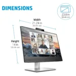 Monitorius HP E24m G4 FHD USB-C Conferencing Monitor (atnaujintas), vaizdas 11