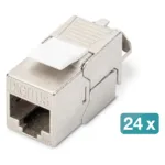 Digitus DN-93615-24 keystone modulis, CAT 6A, su apsauga