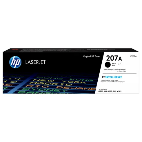 Tonerio kasetė HP 207A (W2210A), juodos spalvos